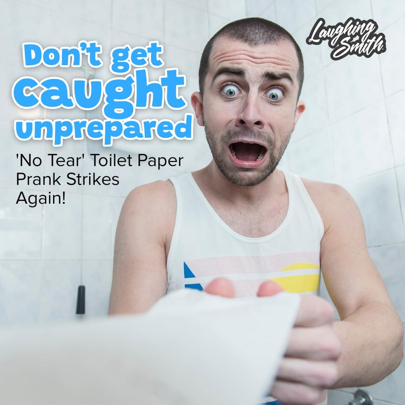 Laughing Smith No Tear Prank Toilet Paper - Impossible to Rip Gag for Adults and Kids - Image 5
